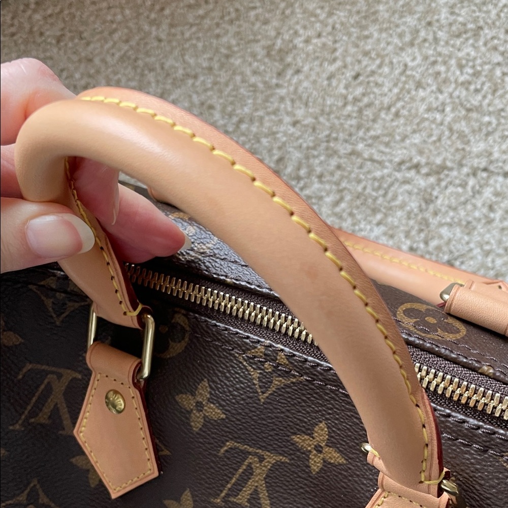 Louis Vuitton Monogram Canvas Speedy 25 Bandoulière with Natural Vachetta Trim - Picture 5 of 15
